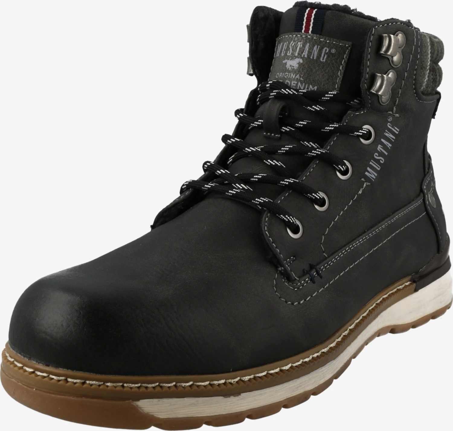 Mustang Boots & Laarzen Veterboots Heren Donkergrijs 3 Mustang Boots & Laarzen Veterboots Heren Donkergrijs