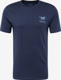 Mustang T-shirts Shirt Alex Heren Navy