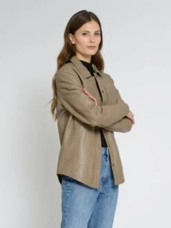 Mustang Leren Jassen Tussenjas Dames Bruin -Mustang Verkoop 7fb6e4b6073479bc3a4eb09662d50391