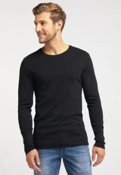 Mustang Longsleeves Shirt Anton Heren Zwart -Mustang Verkoop 7fe79679c6340d3d72a546af84bdeaf0