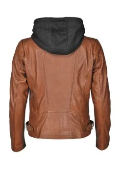 Mustang Lederjacke Mit Schnallen - Leren Jas - Cognac -Mustang Verkoop 7feddf732ed74d4fae3e594a044c62af
