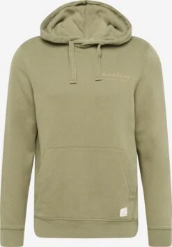 Mustang Hoodies Sweatshirt Bennet Heren Kaki