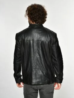 Mustang Leren Jassen Tussenjas Fabiano Heren Zwart -Mustang Verkoop 82e71ae29dd82d7a2d8d32e9df4768e2