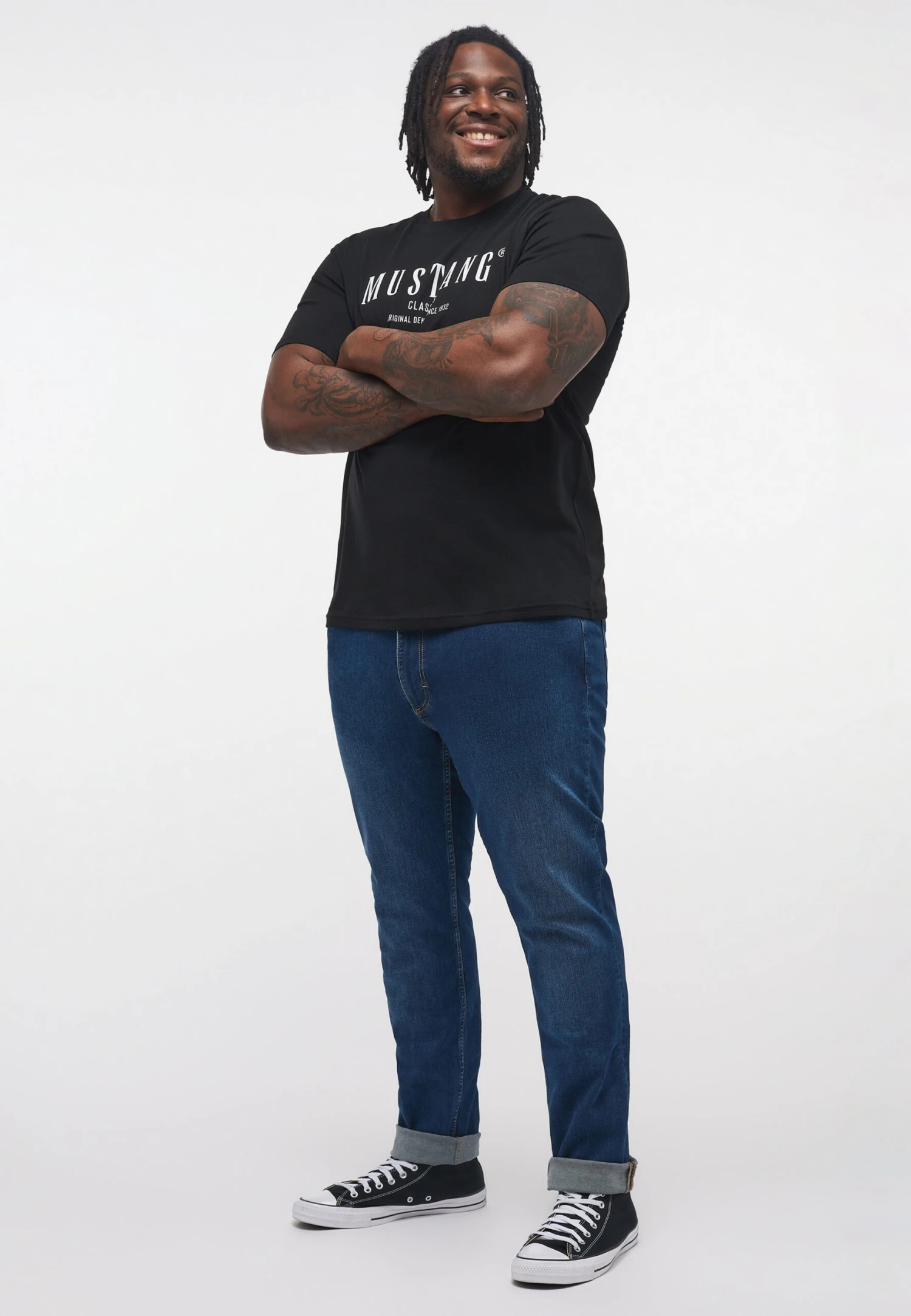 Mustang Style Washington- Straight Leg Jeans - Blau 4 Mustang Style Washington- Straight Leg Jeans - Blau - Afbeelding 2