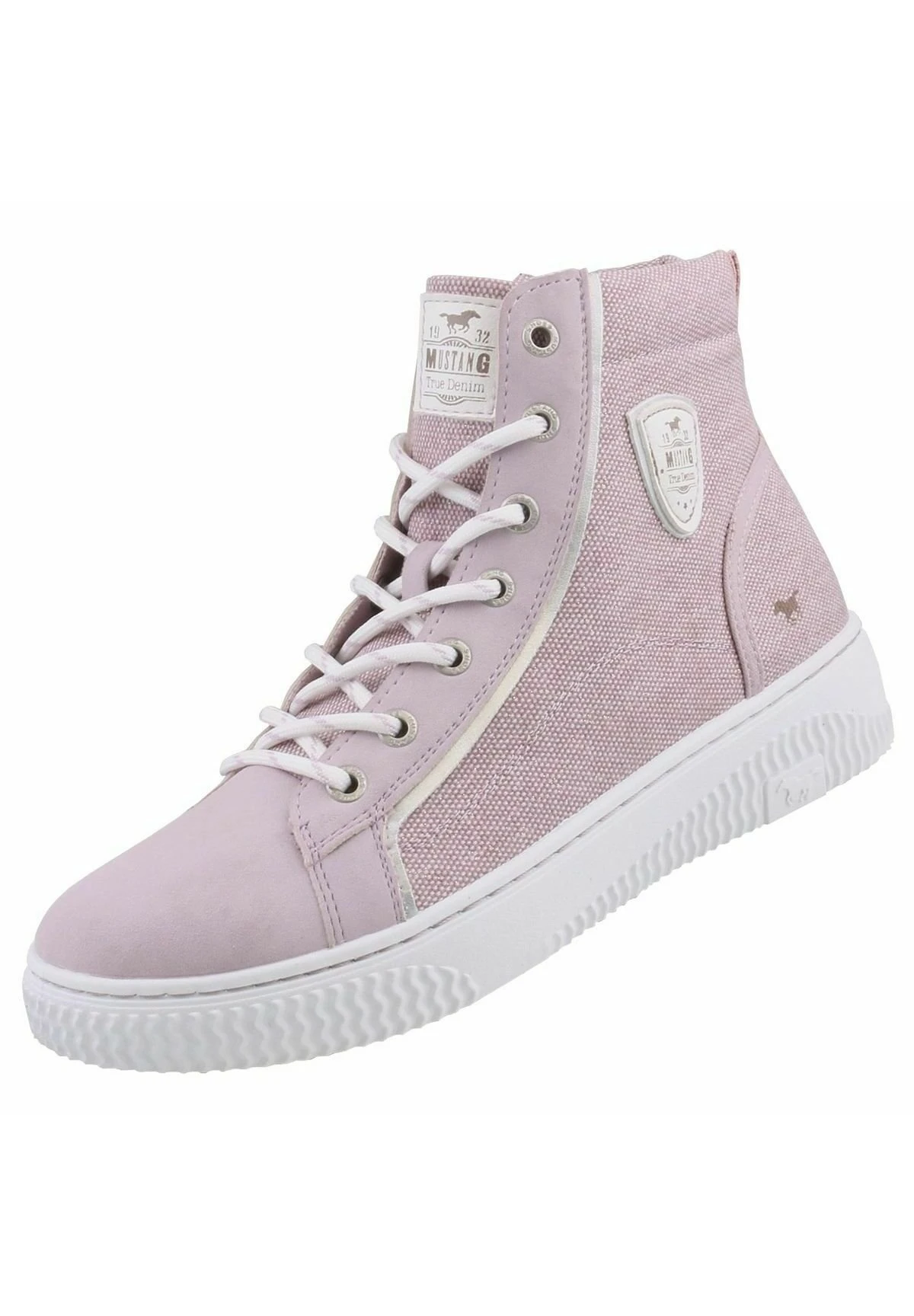 Mustang Sneakers Hoog - Lila 4 Mustang Sneakers Hoog - Lila - Afbeelding 2