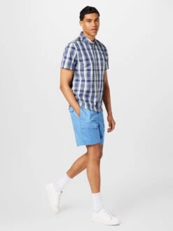 Mustang Geruite Overhemden Regular Fit Overhemd Chris Heren Blauw / Lichtblauw -Mustang Verkoop 844ba6bc3e3b5e41f299ba9cee317b8e