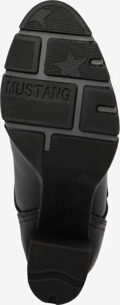 Mustang Enkellaarsjes Veterlaarsjes Dames Zwart -Mustang Verkoop 857d1999e4ac5cd167116e2bc7c67e62