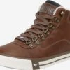 Mustang Hoge Sneakers Sneakers Hoog Heren Donkerbruin -Mustang Verkoop 8649081a556bd7791baee1e3fc617508
