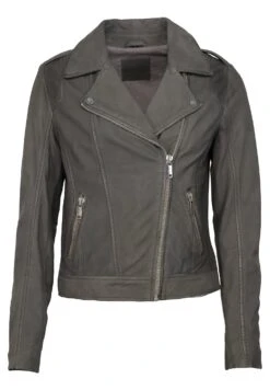 Mustang Leren Jas - Dark Grey -Mustang Verkoop 86c45aaeb1a34632a2bcb9ef85d04fe0