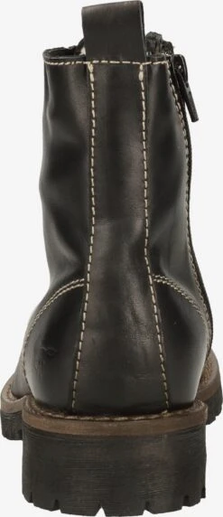 Mustang Enkellaarsjes Veterlaarsjes Dames Zwart -Mustang Verkoop 86cf65ef6a091a1a87fca1e028dbf8d3