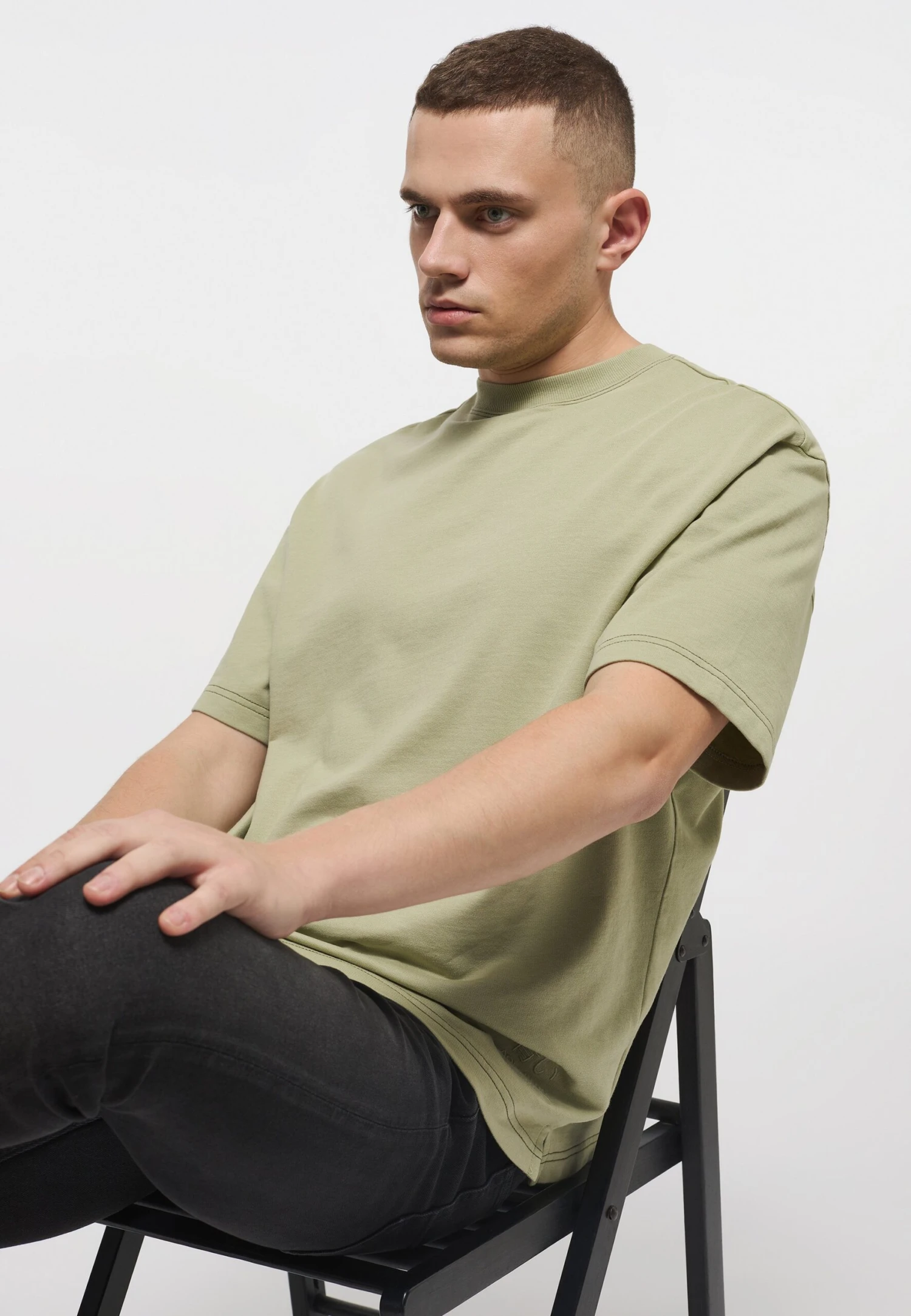 Mustang T-Shirt Basic - Grün 6 Mustang T-Shirt Basic - Grün - Afbeelding 4