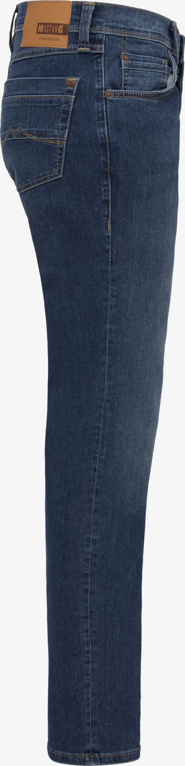 Mustang Straight Regular Jeans Washington Heren Donkerblauw 6 Mustang Straight Regular Jeans Washington Heren Donkerblauw - Afbeelding 4