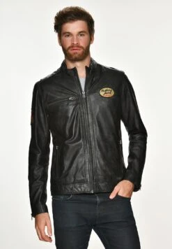 Mustang Klassisch Varberg - Leren Jas - Dunkelbraun