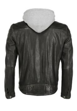 Mustang Mit Kapuze- Leren Jas - Black -Mustang Verkoop 898bdf35edfb4ab687e00ea9924ace3b