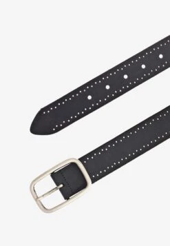 Mustang Leren Riemen Riem Dames Antraciet -Mustang Verkoop 89b253a63c4b74789a387f63e33c5f83