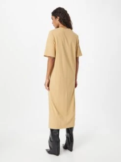 Mustang Jerseyjurken Jurk Fanny Dames Beige -Mustang Verkoop 8bfdab641433403135494f1f66af8b80