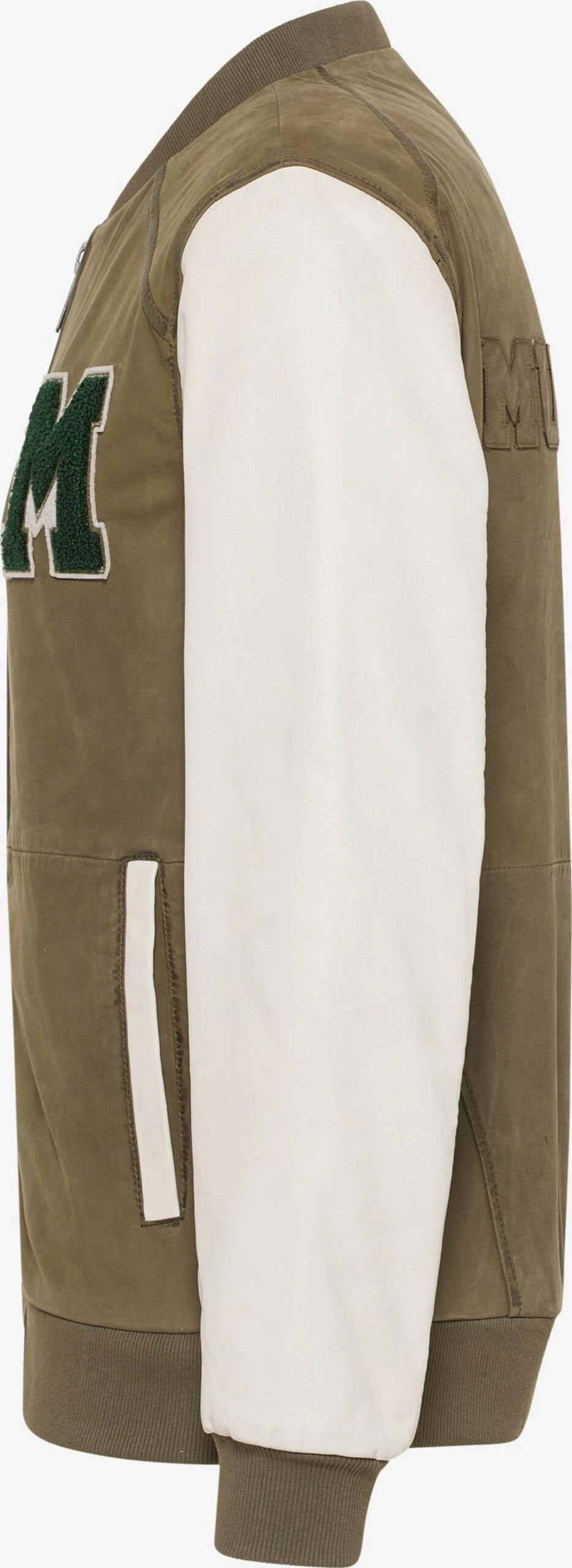 Mustang Leren Jassen Tussenjas Heren Olijfgroen 5 Mustang Leren Jassen Tussenjas Heren Olijfgroen - Afbeelding 3