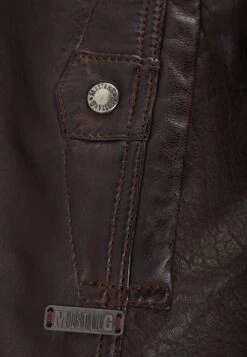 Mustang Leren Jassen Tussenjas Heren Kastanjebruin -Mustang Verkoop 8d24e932c50edf48b7e3e99566bec3c3