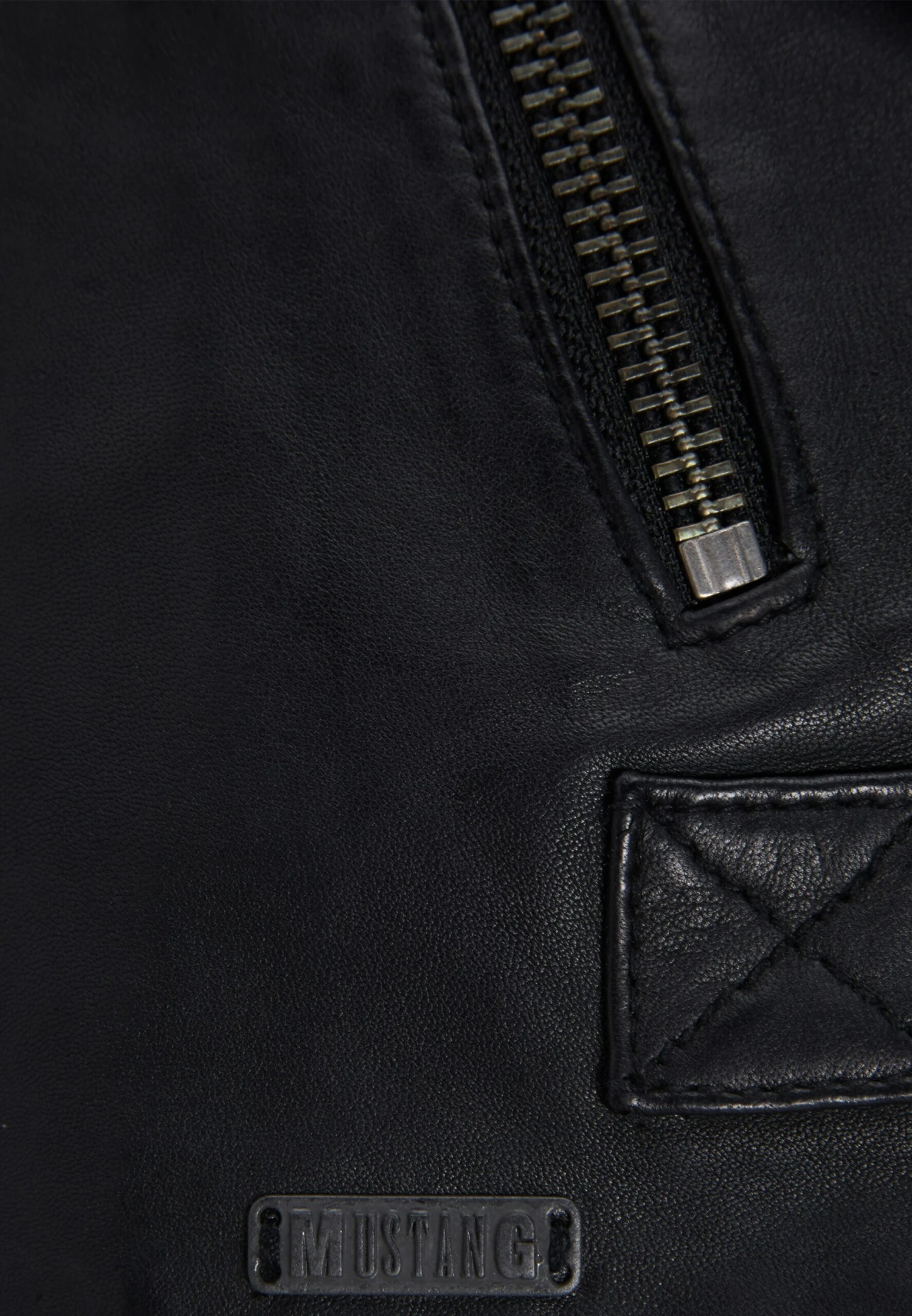 Mustang Leren Jassen Tussenjas Grenada FF Dames Zwart 9 Mustang Leren Jassen Tussenjas Grenada FF Dames Zwart - Afbeelding 7