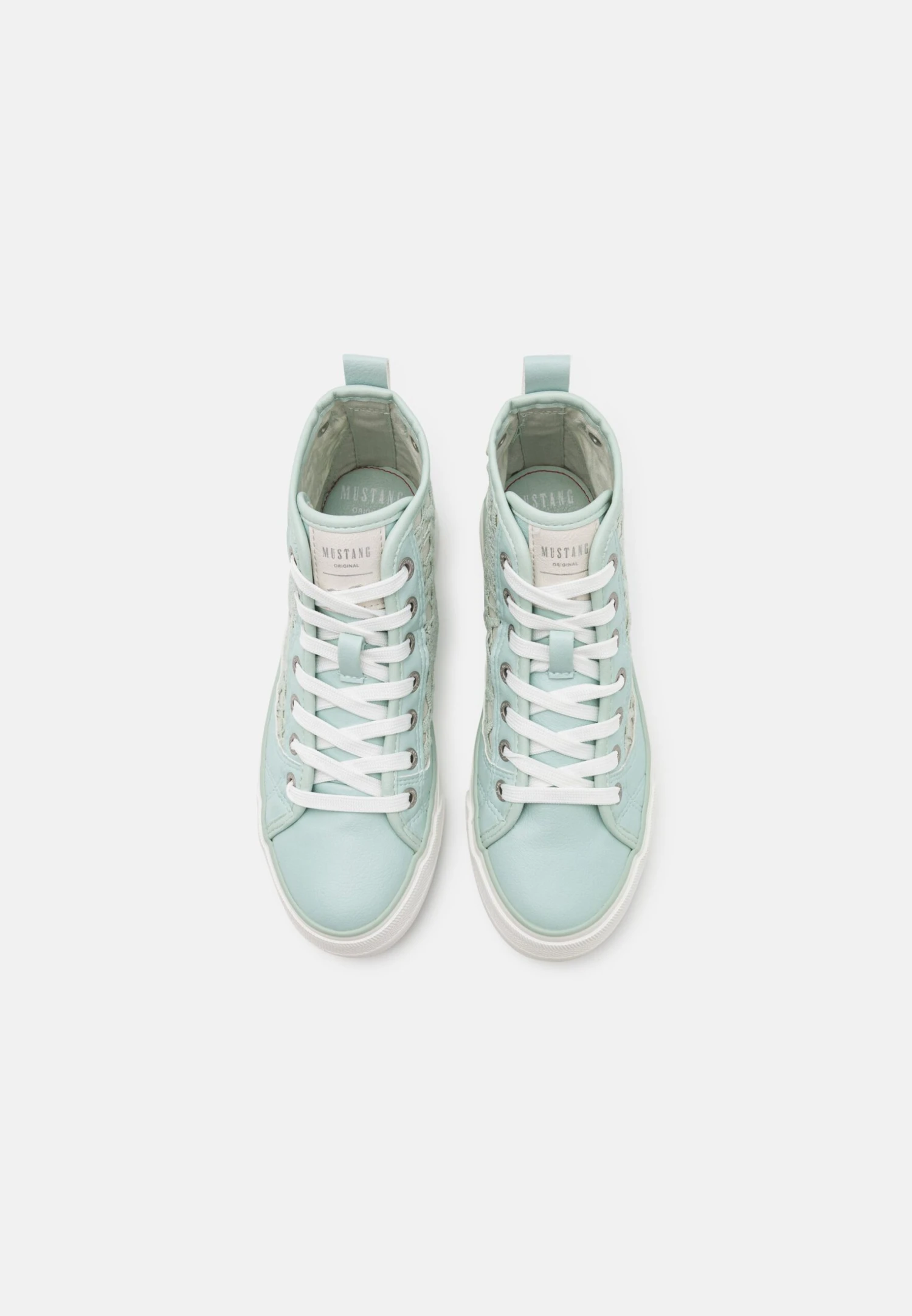 Mustang Sneakers Hoog - Mintgrün 8 Mustang Sneakers Hoog - Mintgrün - Afbeelding 6