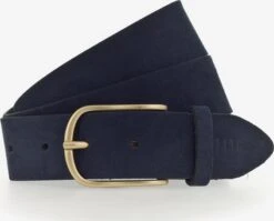 Mustang Leren Riemen Riem Dames Marine