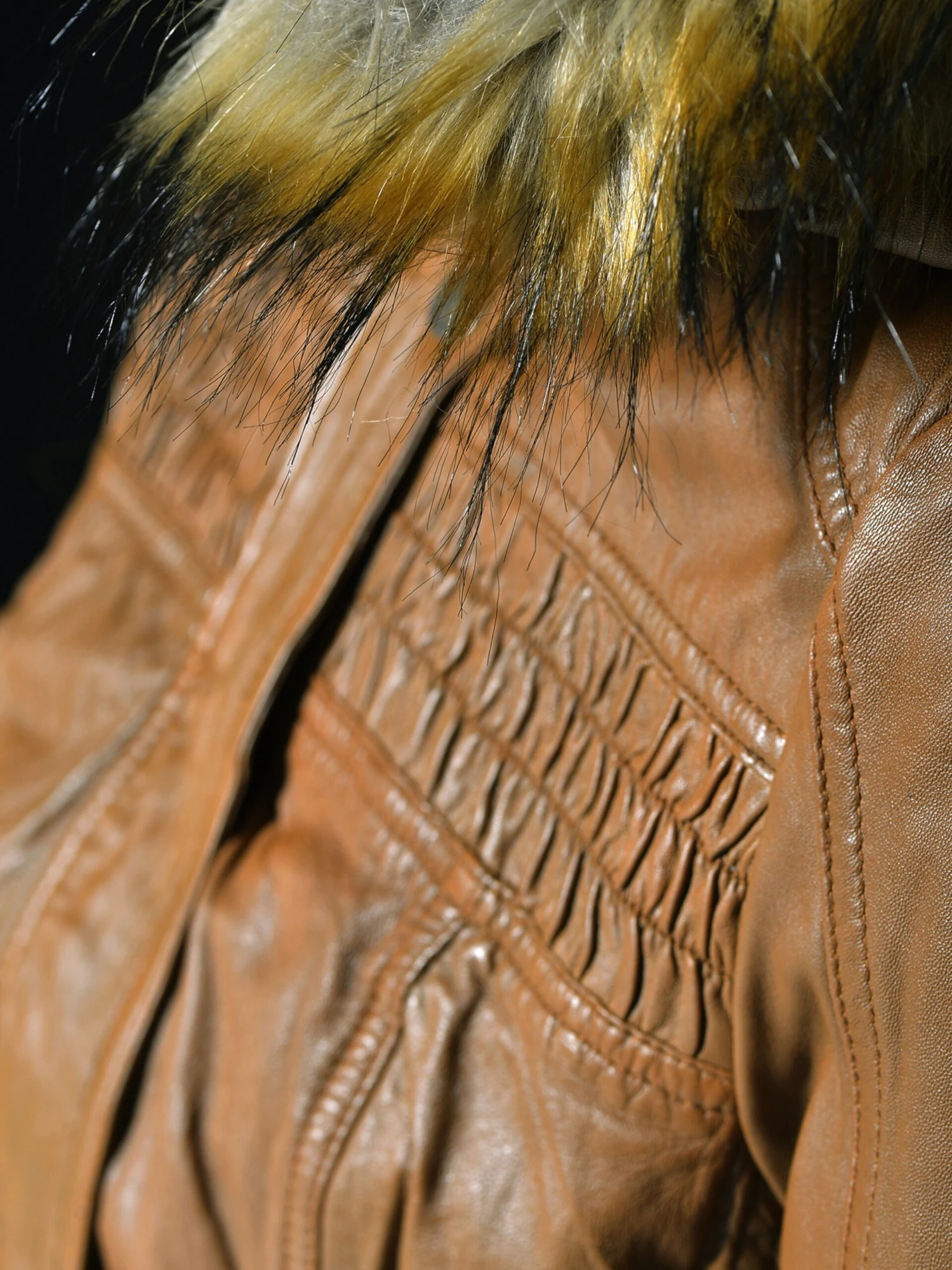 Mustang Leren Jassen Tussenjas Lelu Dames Lichtbruin 9 Mustang Leren Jassen Tussenjas Lelu Dames Lichtbruin - Afbeelding 7