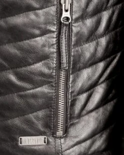 Mustang Leren Jassen Tussenjas Jonas Heren Zwart -Mustang Verkoop 91ccf753dbbd0592dc10d7c8b54f04f8