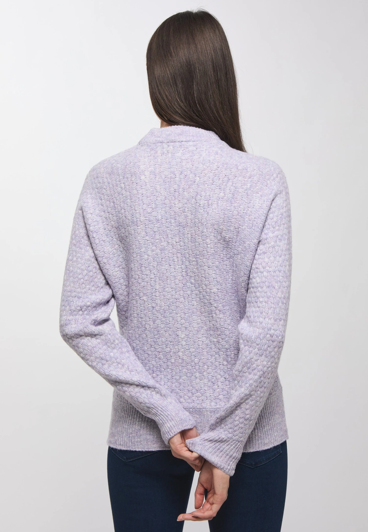 Mustang Sweater - Lila 4 Mustang Sweater - Lila - Afbeelding 2