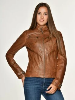 Mustang Leren Jassen Tussenjas Ryana Dames Cognac 10 Mustang Leren Jassen Tussenjas Ryana Dames Cognac -Mustang Verkoop 92c05e176fd79f35769c995ec7f8b456