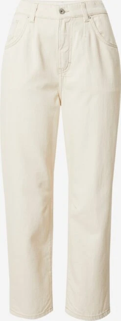 Mustang Straight Regular Jeans Dames Ecru