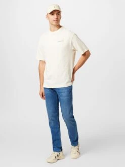 Mustang T-shirts Shirt Aidan Heren Ivoor -Mustang Verkoop 9409e10f454835dfded8b442d92e87e0