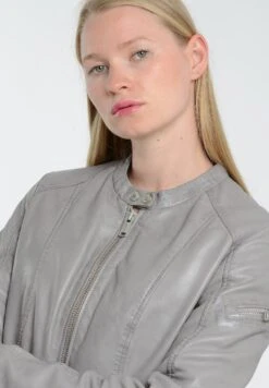 Mustang Leren Jas - Grey 10 Mustang Leren Jas - Grey -Mustang Verkoop 94324e8c34494585b529ceebc34c1677