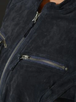 Mustang Leren Jassen Tussenjas Ryana Dames Blauw -Mustang Verkoop 94f1f067022262d8cf8f8554cd63e07f