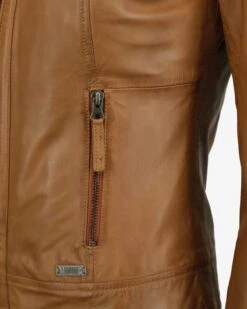 Mustang Leren Jassen Tussenjas Dames Bruin -Mustang Verkoop 953bed381ac7be42a81d35f62daec0d5