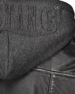 Mustang Leren Jassen Tussenjas 31021306 Heren Zwart -Mustang Verkoop 957f5c83cd431b9c3439e935622bfa03