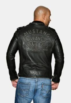 Mustang Leren Jassen Tussenjas 31020136 Heren Zwart -Mustang Verkoop 96d3e0d776669687bb2c2324eab8e672