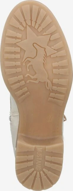 Mustang Enkellaarsjes Veterlaarsjes Dames Wit -Mustang Verkoop 9721021ae18c565592b88aef997b6aea