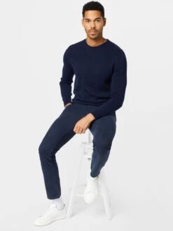 Mustang Pantalons Slimfit Broek Washington Heren Donkerblauw -Mustang Verkoop 979c1f93c2c780ddfca428071012c9fb