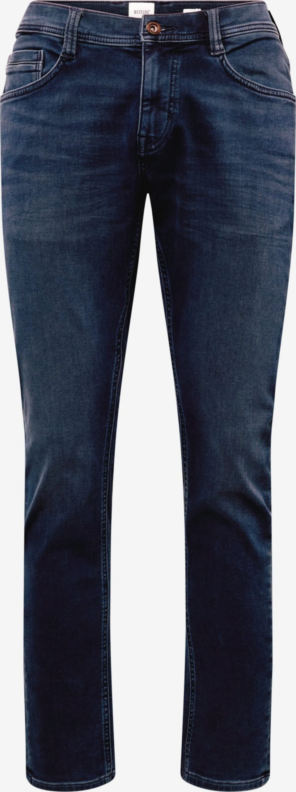 Mustang Jeans Slimfit Jeans OREGON Heren Donkerblauw 3 Mustang Jeans Slimfit Jeans OREGON Heren Donkerblauw