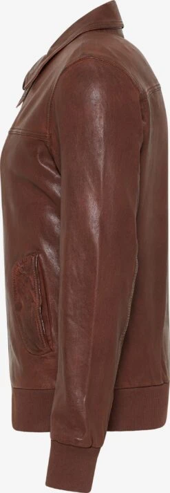Mustang Leren Jassen Tussenjas Heren Donkerbruin -Mustang Verkoop 994cab7c46281e3b870b5d94355da0a2