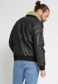 Mustang Karlstad - Leren Jas - Black -Mustang Verkoop 9985c94fb0cd465d943dc34c325dc2c3