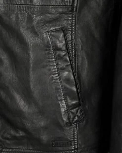 Mustang Leren Jassen Tussenjas Walker RF Heren Zwart -Mustang Verkoop 998bbab17d1b1d4939b5e736b72e7dde