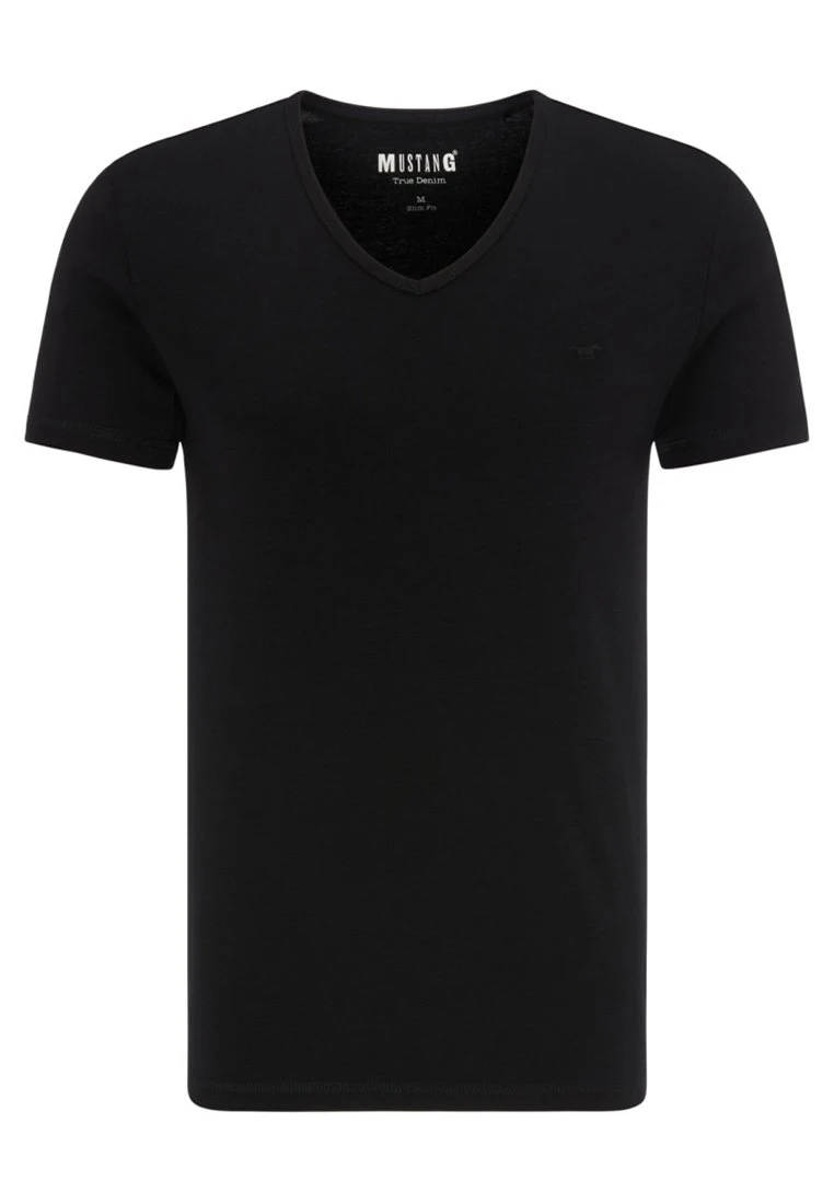 Mustang Aaron - T-Shirt Basic - Black 9 Mustang Aaron - T-Shirt Basic - Black - Afbeelding 7