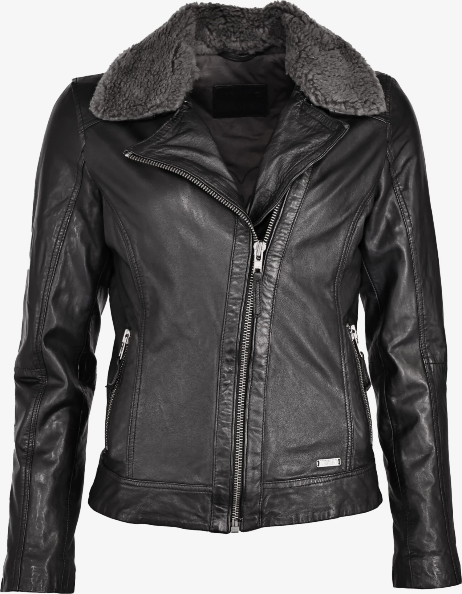 Mustang Leren Jassen Tussenjas 3102136 Dames Zwart 3 Mustang Leren Jassen Tussenjas 3102136 Dames Zwart