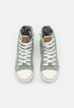 Mustang Sneakers Hoog - Pastellgrün -Mustang Verkoop 9cd51024b75147a8b6602047982d0642