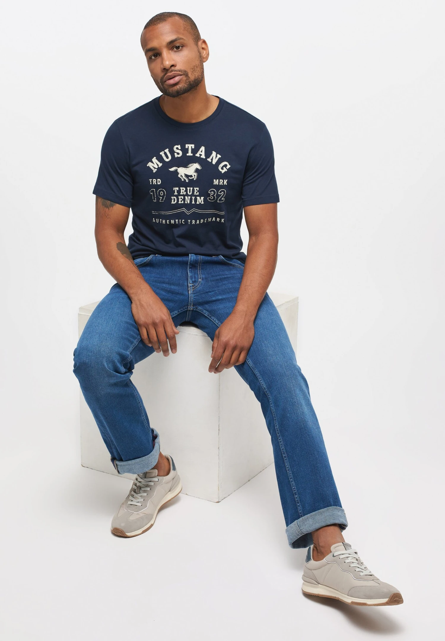 Mustang Oregon Boot - Slim Fit Jeans - Blau 6 Mustang Oregon Boot - Slim Fit Jeans - Blau - Afbeelding 4