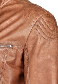 Mustang Leren Jas - Cognac -Mustang Verkoop 9ee6d054b358408299a8623ee5e3fc5e