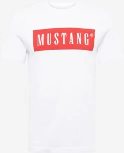 Mustang T-shirts Shirt Alex Heren Wit