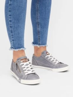 Mustang Casual Sneakers Sneakers Laag Dames Duifblauw -Mustang Verkoop 9f98c5ed6ee0b2313ed3d45a8fe3dde5
