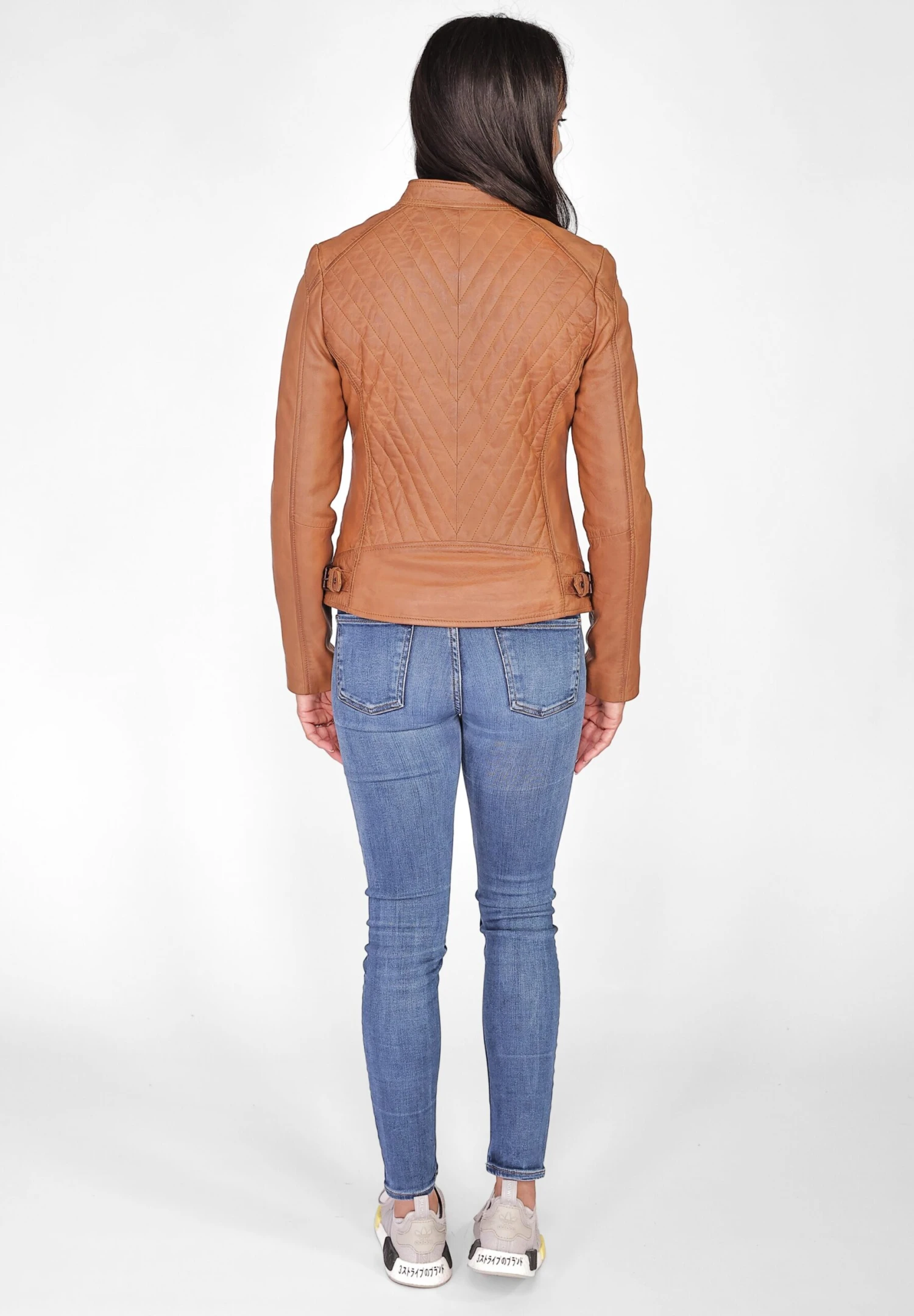 Mustang Leren Jassen Tussenjas Jeannette Dames Cognac 6 Mustang Leren Jassen Tussenjas Jeannette Dames Cognac - Afbeelding 4